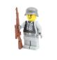 Preview: Deutscher Soldat mit Scharfschützen K98 aus LEGO® Steinen (WW2)